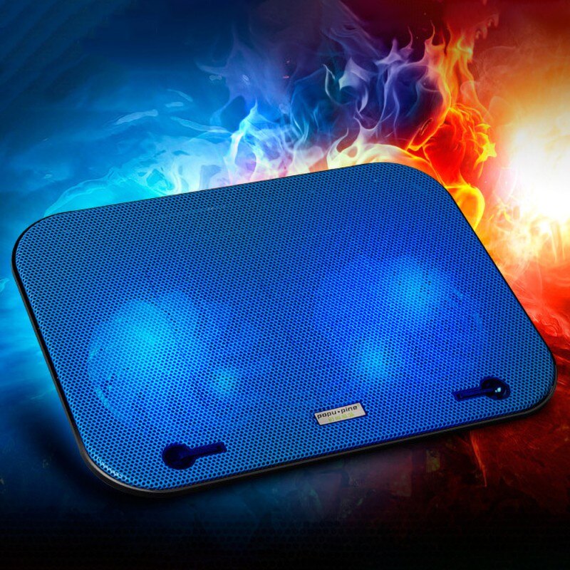 Usb Powered Laptop Cooling Pad 2 Ventilator Laag Geluidsniveau Usb Powered Computer Notbook Cooler Stand