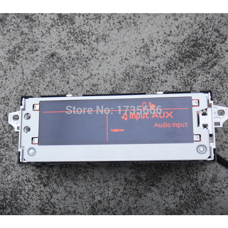 Ursprüngliche rot licht Bildschirm Monitor Unterstützung Anzeige USB Optional Englisch &Ampere; Französisch 6 Stift für Peugeot Für Citroen