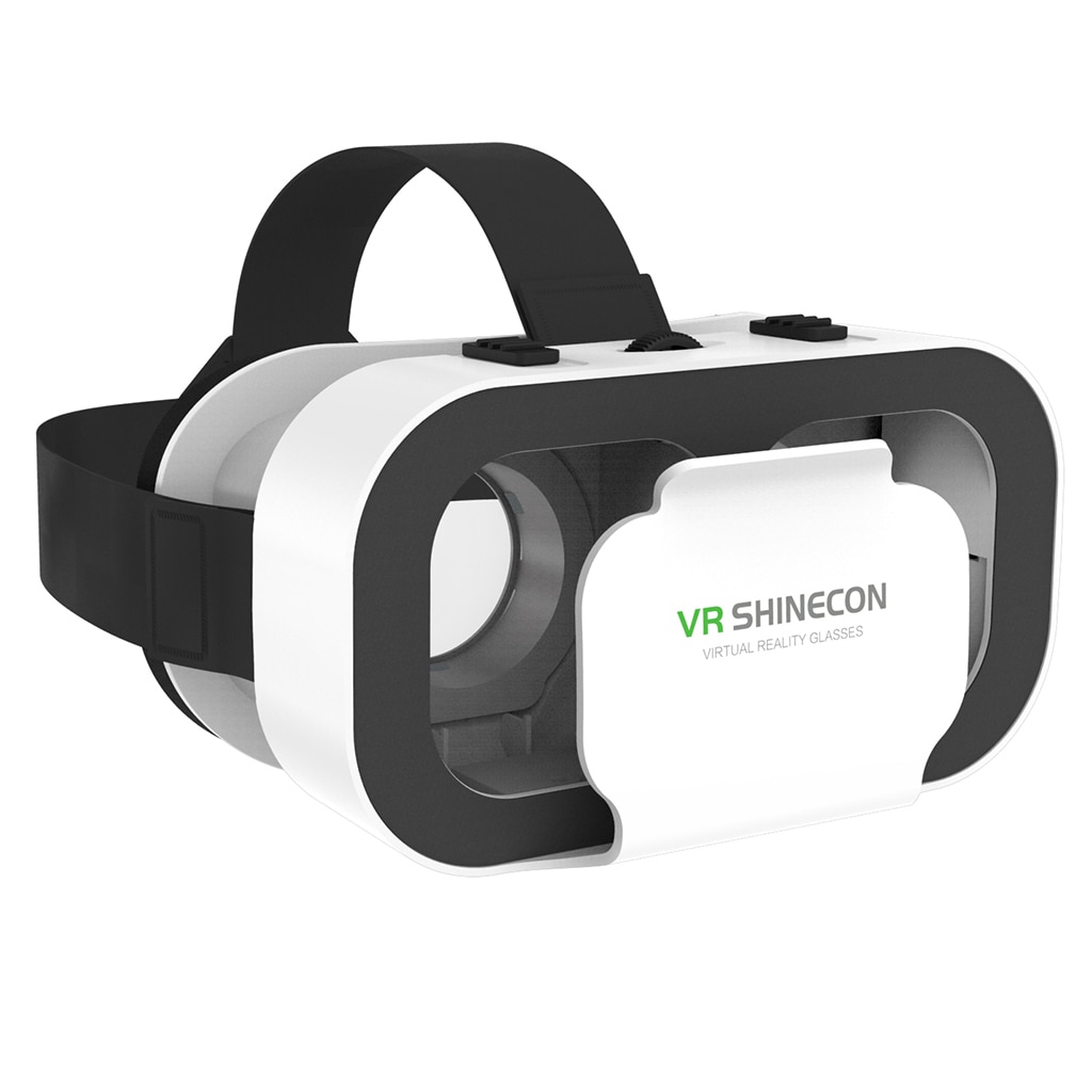 Vr Shinecon 5.0 Virtual Reality Bril Verstelbare 3D Bril Voor Films Games Ondersteuning 4.7-6.53 Inch Grote Scherm Smartphones