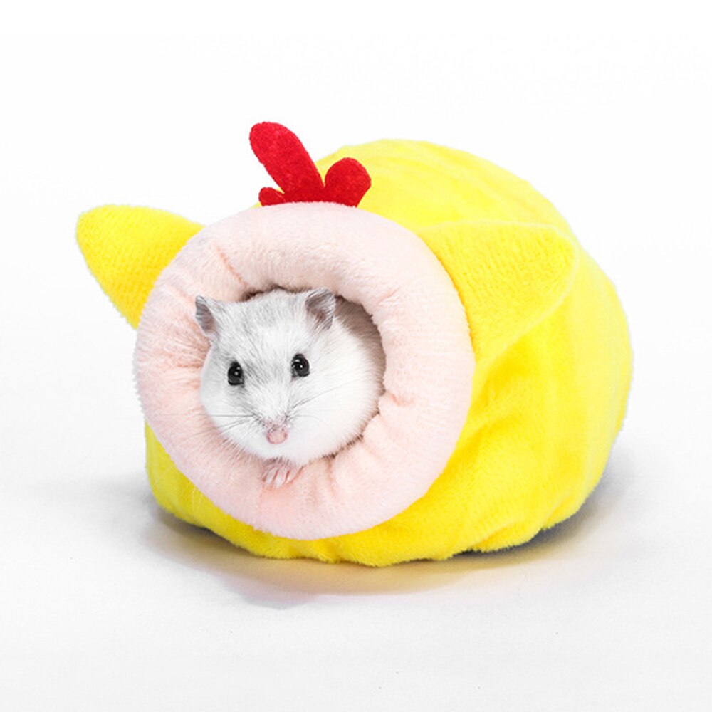 Pet Cage for Hamster Accessories Pet Bed Mouse Cotton House Small Animal Nest Winter Warm For Rodent/Guinea Pig/Rat/Hedgehog