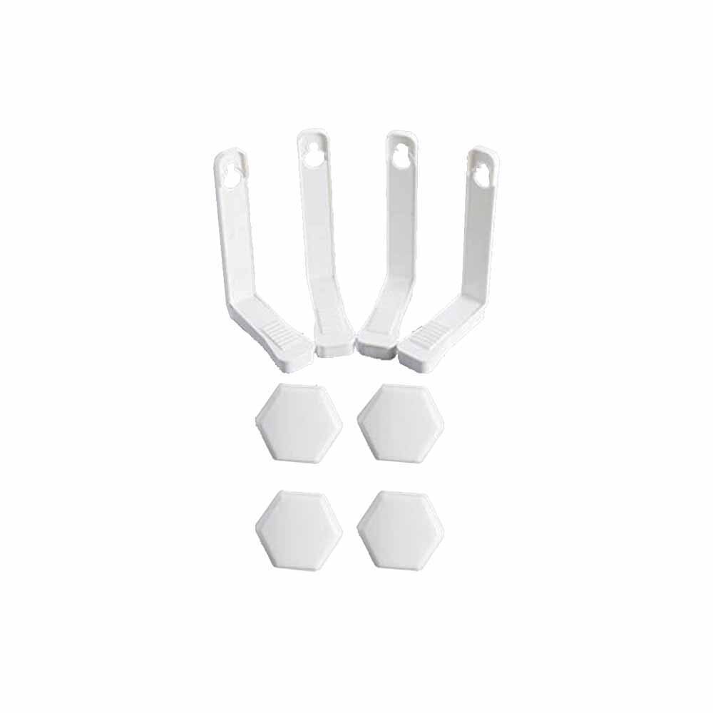 4 stk / sæt lagnet clip dyne lagen holder skridsikker fastgørelse clip holder klemmer madras fastgørelser griber holder: Xq4406 (  lange)
