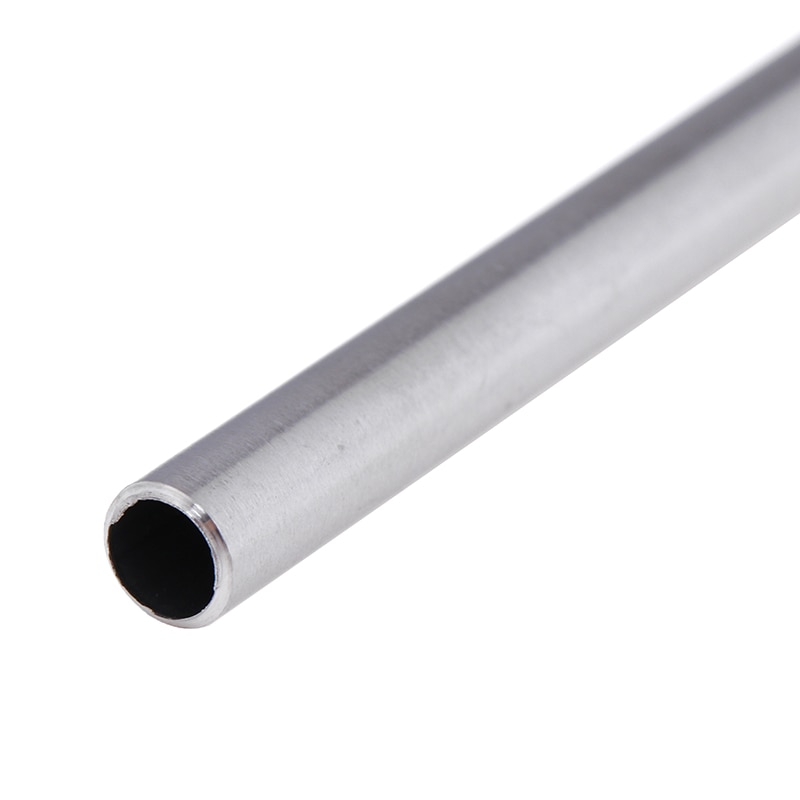 304 Stainless Steel Capillary Tube 8mm OD 7mm ID 50mm/80mm/100mm/200mm Length Silver For Hardware Accessories