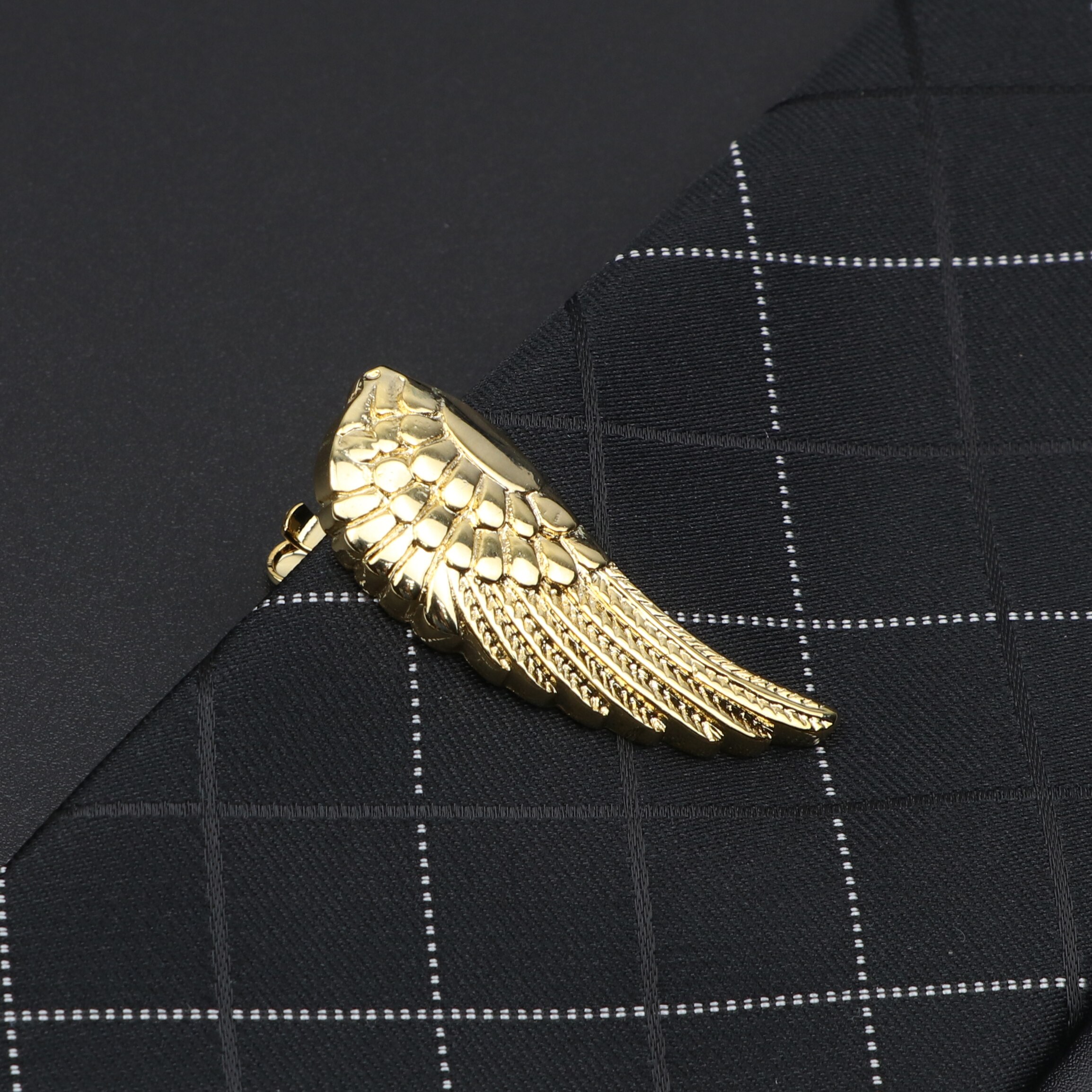 Men's Metal Tie Clip Luxury Airplane Beard Sword Dinosaur Pen Guitar Shape Wedding Party Bar Tie Accessories: Black Gun Plated