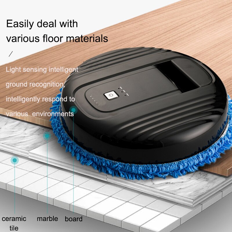 Remote Control Mop Machine Wet And Dry Vacuum Cleaner Household Smart UV Sterilization Mop Machine