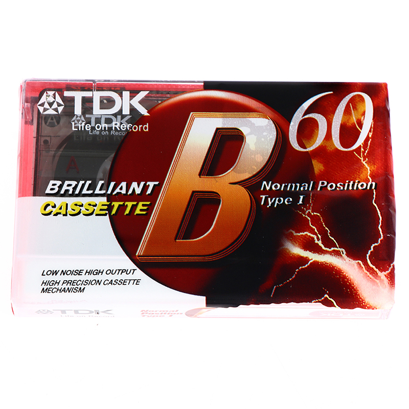 Empty 60 Minutes Magnetic Audio Tape Standard Cassette Blank Tape Player Recording For Speech Music Recording