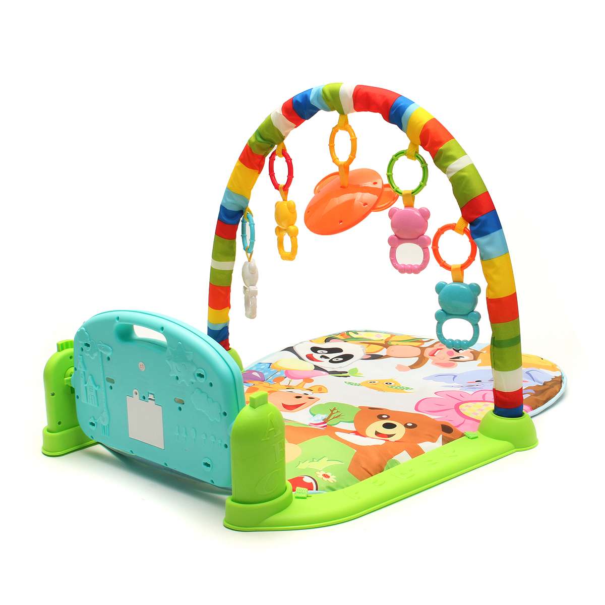 Speelkleed Baby Tapijt Muziek Puzzel Mat Met Piano Toetsenbord Educatief Rack Speelgoed Baby Fitness Kruipen Mat Voor Kids gym