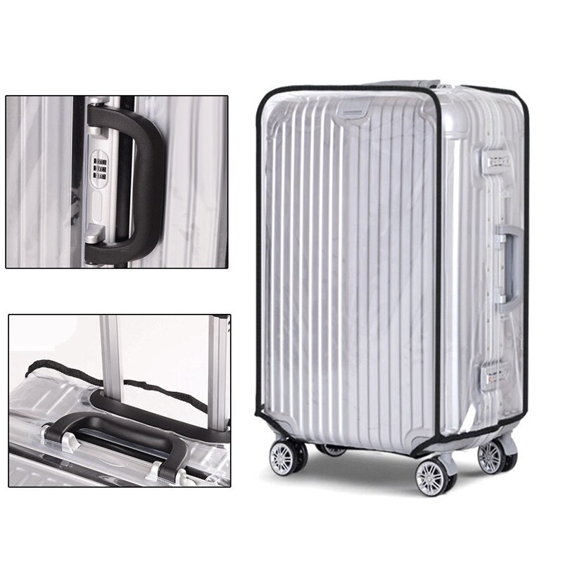 Housse de protection universelle étanche 20 "/22"/24 "/26"/28 "/30" couvercle de valise de protection Transparent pour valise de voyage