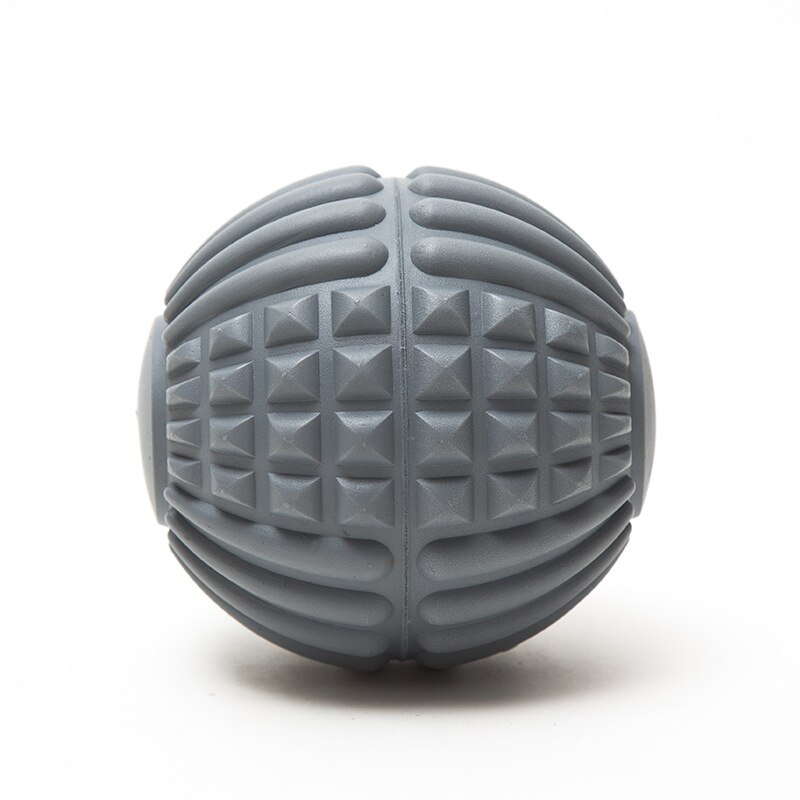 Hecatal yoga fascia bold balance træning fodmassage bold muskelafspænding fitness single ball eva pilates massagebold: Grå