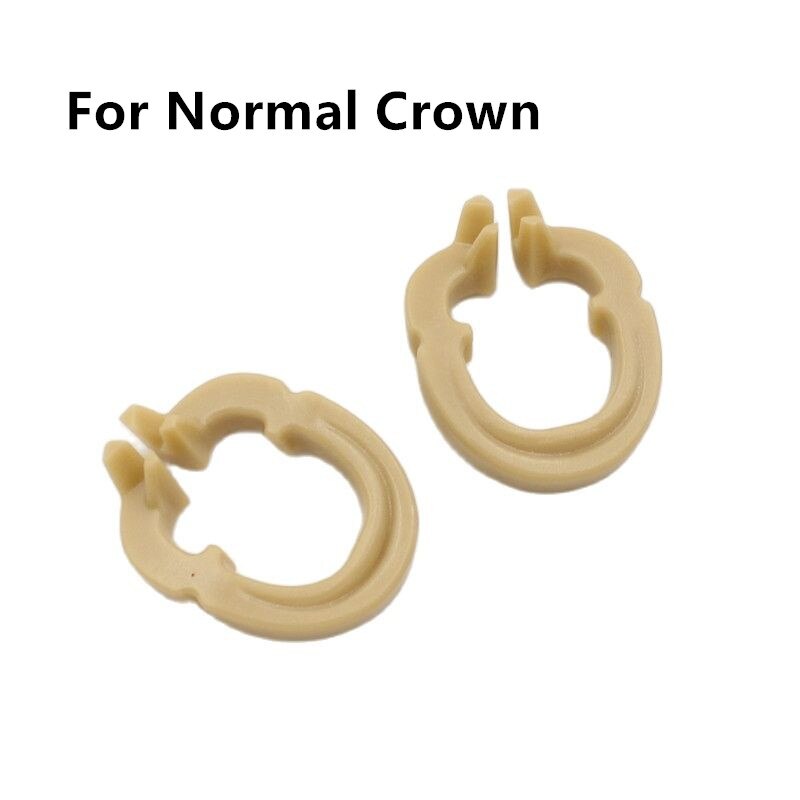 Abrazaderas de presa de goma Dental, Clip de barrera de goma, Material de resina para instrumento de laboratorio Dental, producto de odontología, 2 uds.: 2 pcs normal crown