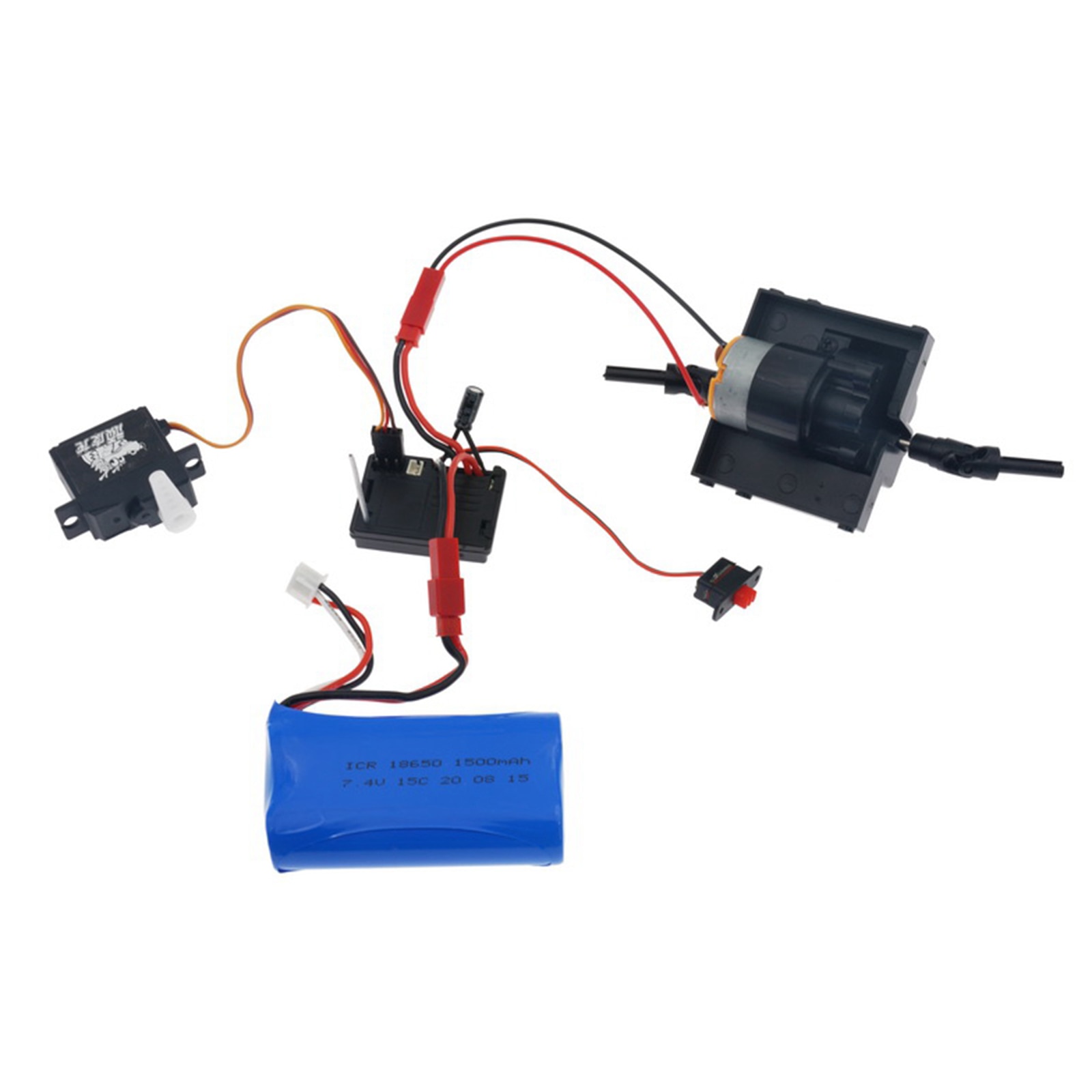 3CH RC Radio System Transmitter and Receiver for RC Car Boat Tanks