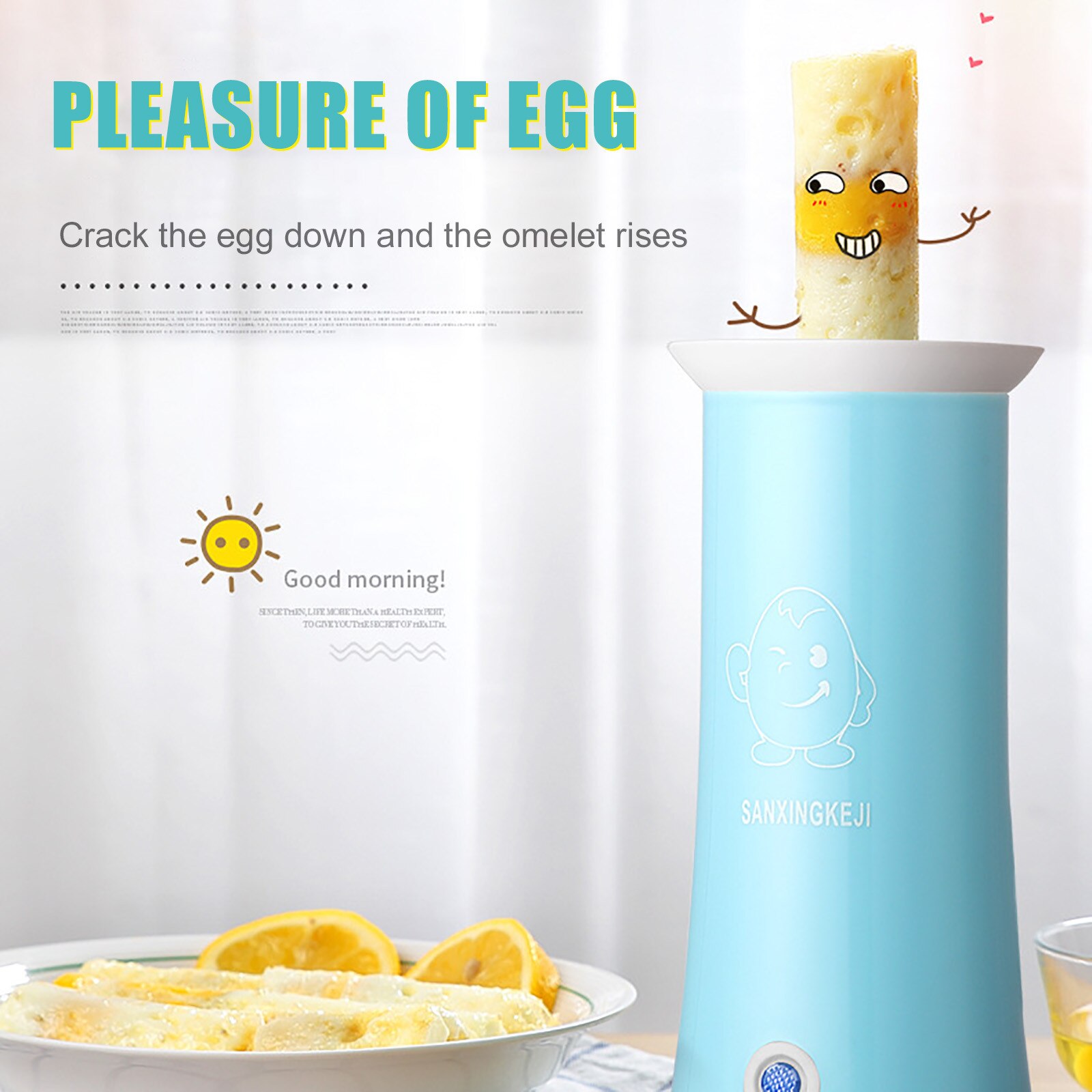 Automatic Eggs Roll Maker Mini Electric Egg Boiler Cup Omelette Breakfast Machine Cooking Tools Eggmaster Sausage Burrito#h3