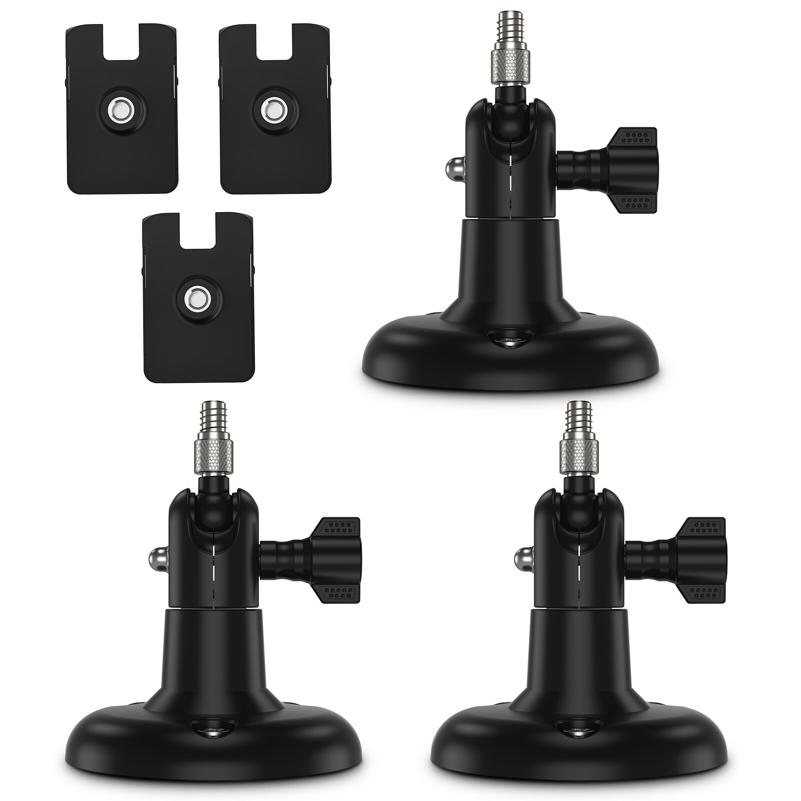 SimpliSafe Camera Wall Mount Holder,360° Rotate Security Surveillance Camera Mounting Brackets for SimpliSafe Camera(1080P): 3 Packs