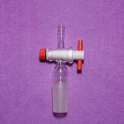 Inlet Adapter 24/29, Straight, PTFE Plug,glass Valve,vacuum Adapter