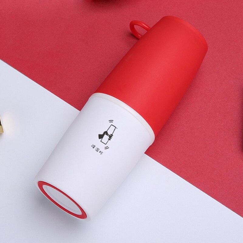 304 stainless steel 55 degree cup fast cooling thermos mug: High-end red