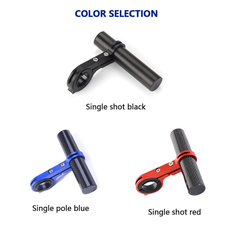 Bicycle Handlebar Extender Mount Mountain MTB Bike Cycling Headlight Front Light Bracket Flashlight Computer Holder Accessories