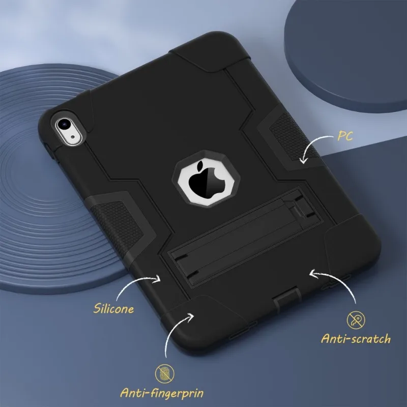 Para Apple IPad 11th Gen A16 2025 Funda con soporte de armadura Funda para IPad 10th 2024 Airbag protección a prueba de golpes carcasa soporte para tableta