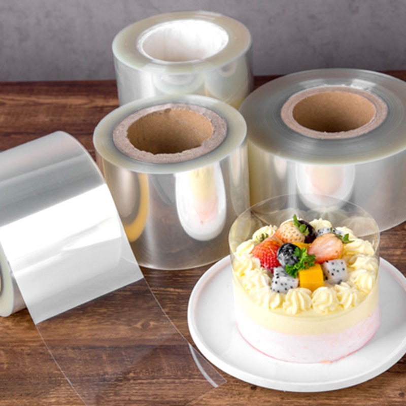 Transparent Clear Cake Baking Collar Kitchen Cake Wrapping Tape Dessert DIY Cake Decorating ToolsSurround Film Lining Rings