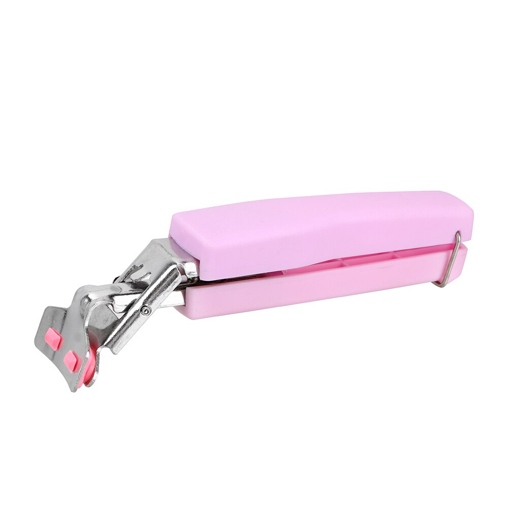 Silicone Handle Pot Pan Gripper Clip Dish Plate Bowl Clip Kitchen Tools Dish Clamp Bowl Holder Retriever Tongs Gadgets: Pink