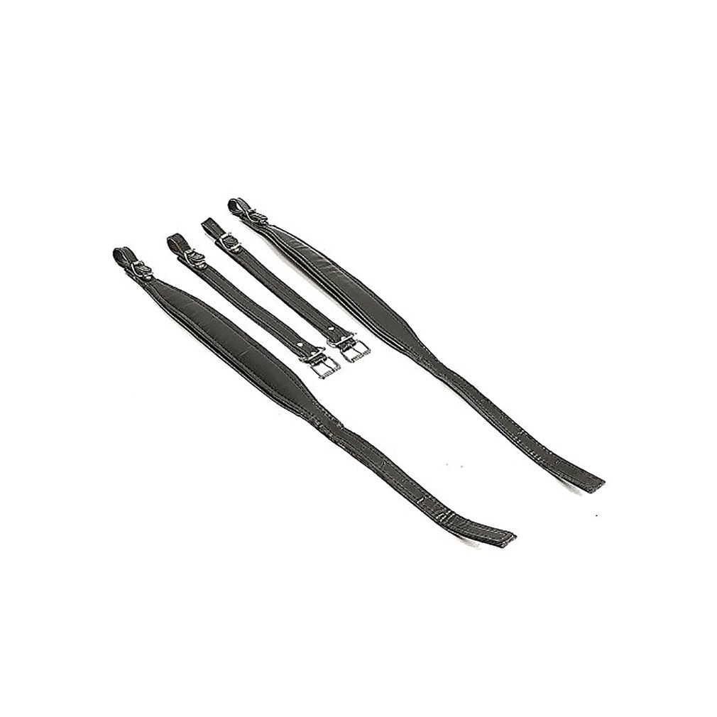 Un par de correas ajustables para hombro de acordeón de cuero sintético cinturón para Acordeones de graves 16-120 piezas de instrumentos musicales