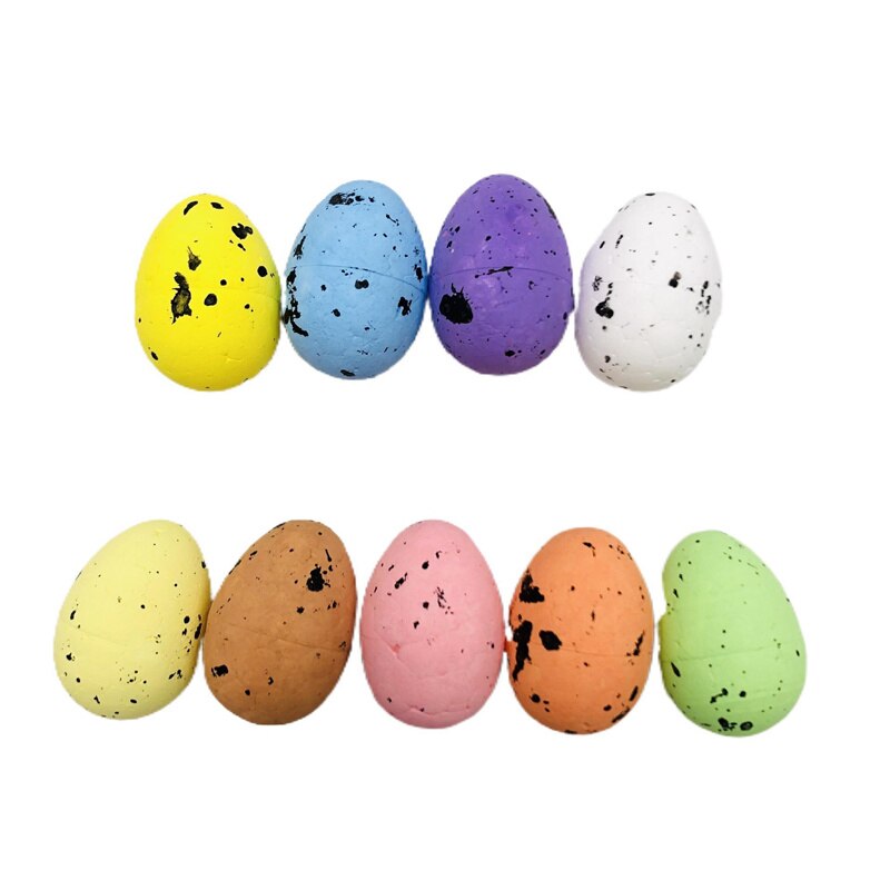 30Pcs Package Foam Easter Eggs For Home Party DIY Craft Kids Favor Easter Decoration Supplies