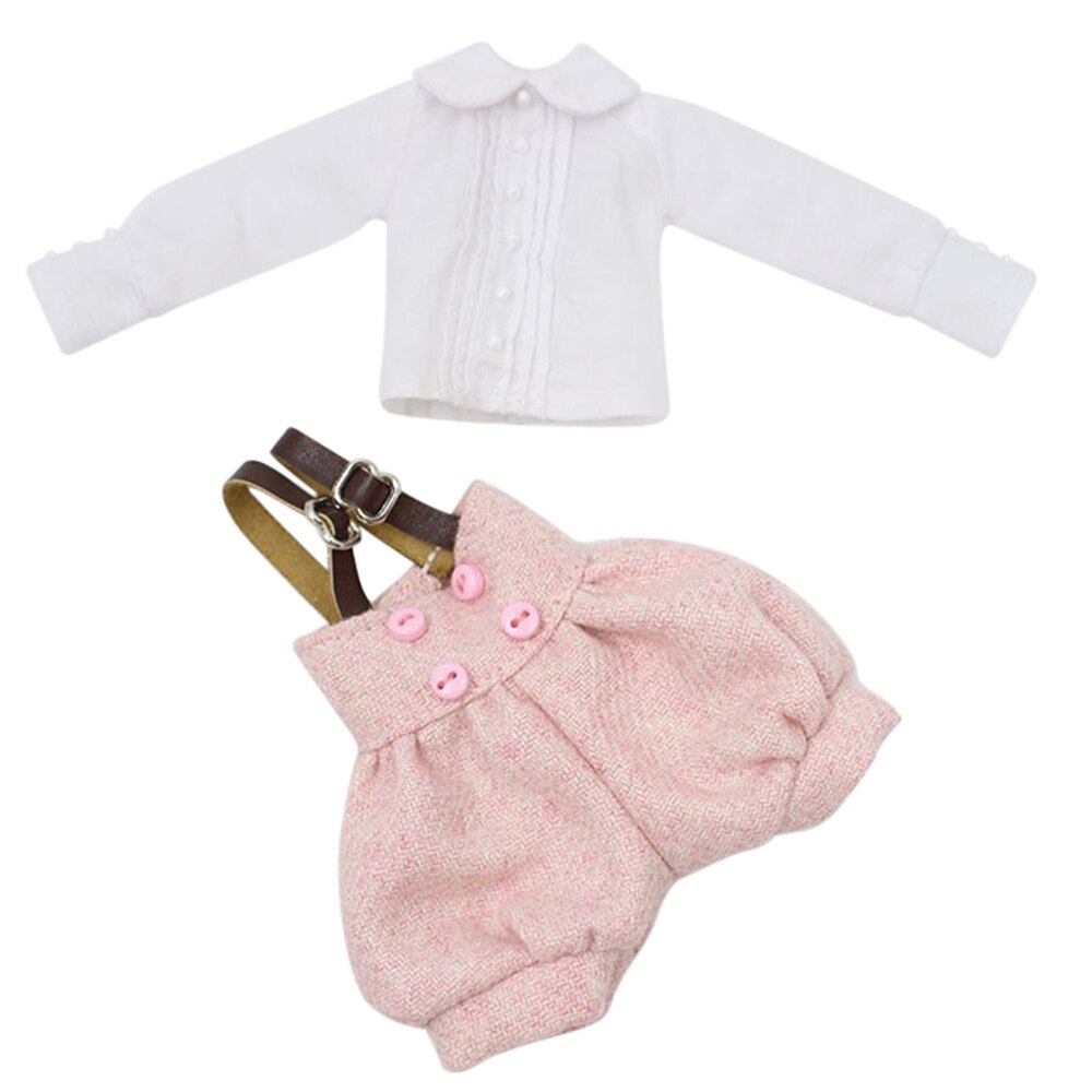 Dbs 1/6 blyth dukke isete dbs ledd kropp klær stropper jumpsuit shorts uformell stil: Klær j