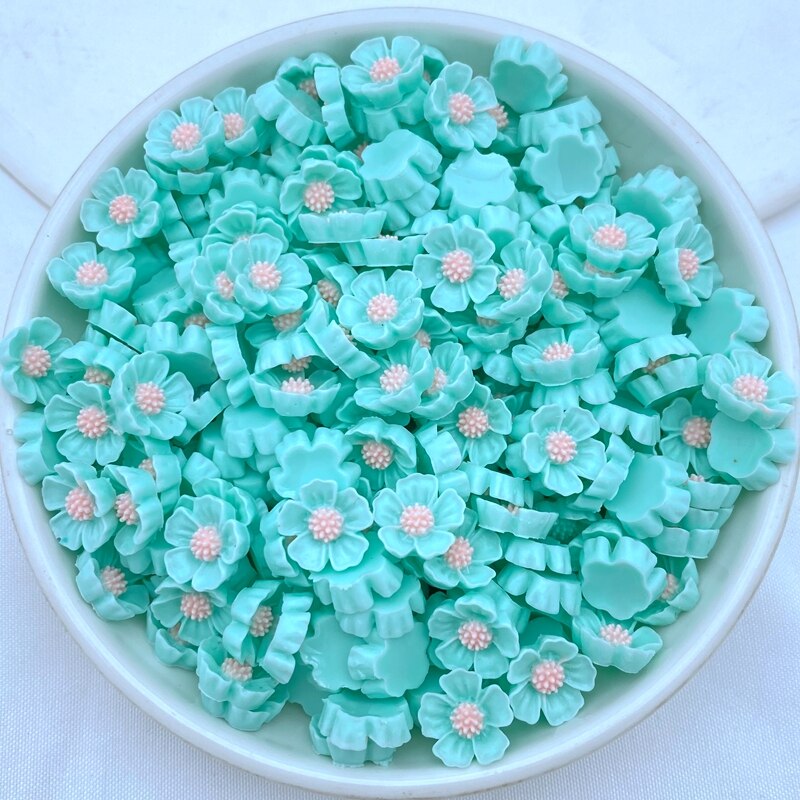 80 st söta blandade mini krysantemum blommor platt rygg harts cabochons scrapbooking gör-det-själv smycken hantverk dekoration tillbehör: C