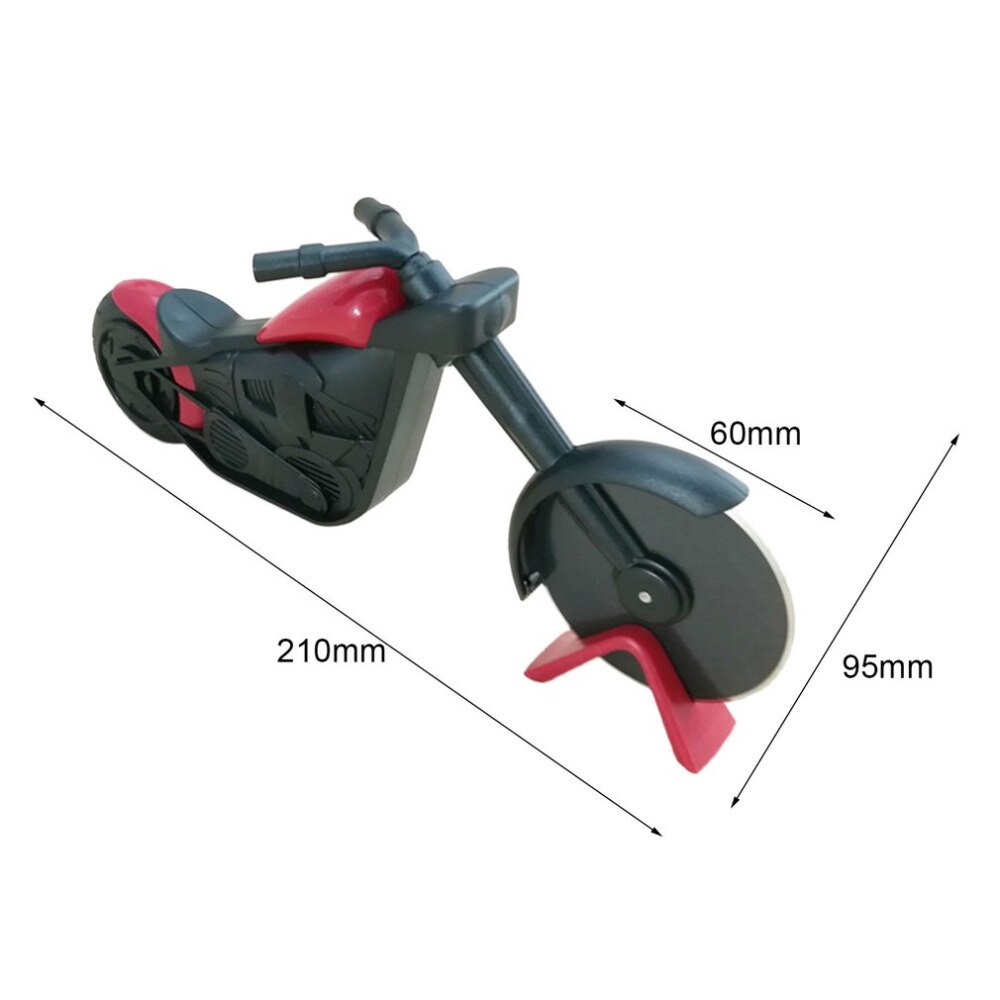 Unique Motorcycle Pizza Cutter Stainless Steel Pizza Knife Motorbike Wheel Pizza Chopper Portable Slicer Peel Knives