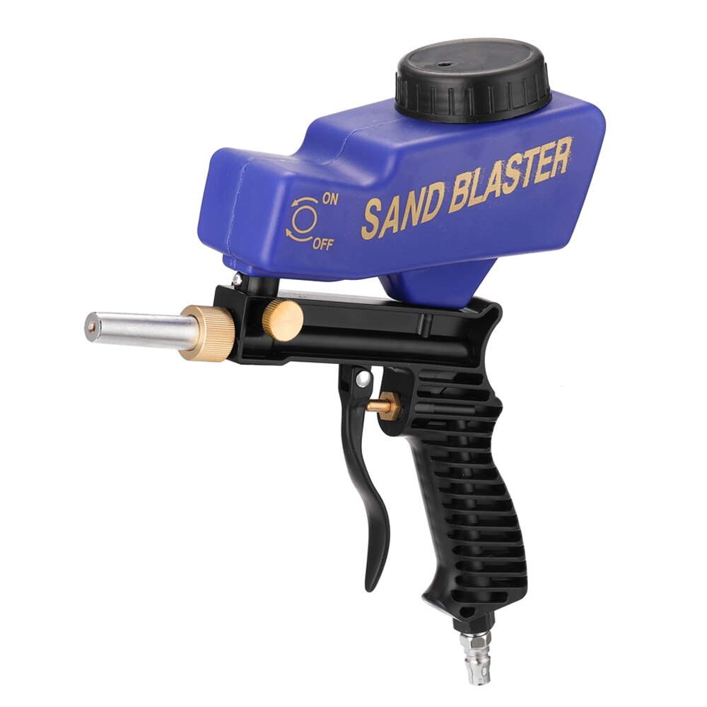 Portable Gravity Pneumatic Set Blasting Device Sandblaster Antirust Sandblasting Machine Derusting Sandblasting Spray Gun Set