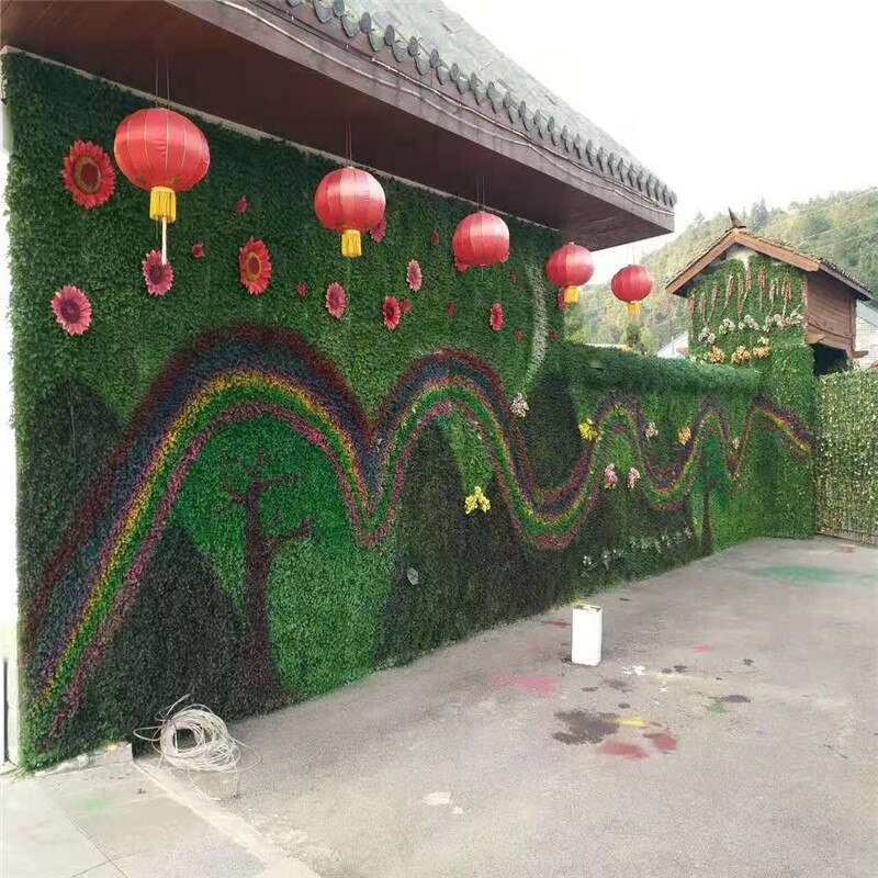 Kunstmatige Plant Gazon Diy Achtergrond Muur Nep Gras Bruiloft Home Decoratie Deur Shop Afbeelding Achtergrond Kantoor Decor Gras Gazons