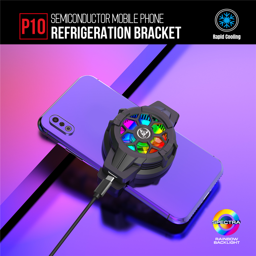 HXSJ przenośny telefon komórkowy P10 Cooler telefon komórkowy wentylator chłodzący do telefonu komórkowego PUGB Cooler telefon komórkowy wentylator chłodzący Shell Mobil