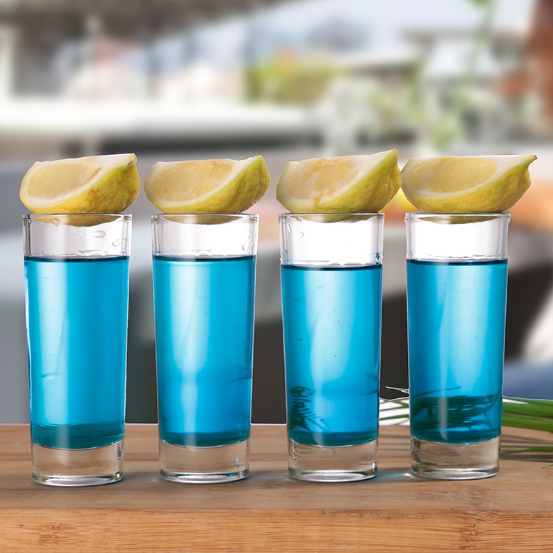 Mini verres de verre pour liqueur, verres Cordial Double face, verres pour Whisky, verres de Tequila, lot de 6 pièces