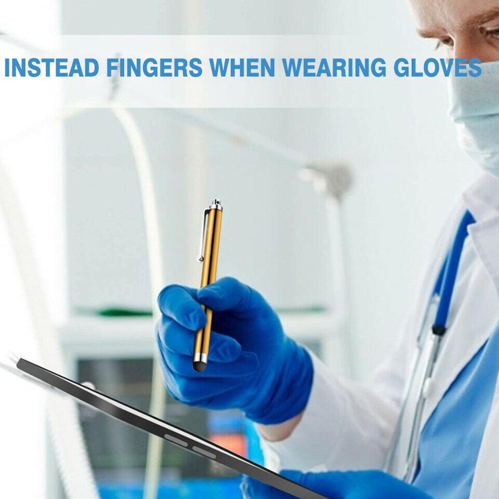 1 stück kapazitiver metall-touchpen für tablets mit pc-clip, geeignet für alle kapazitiven stifte,  f8 i 9