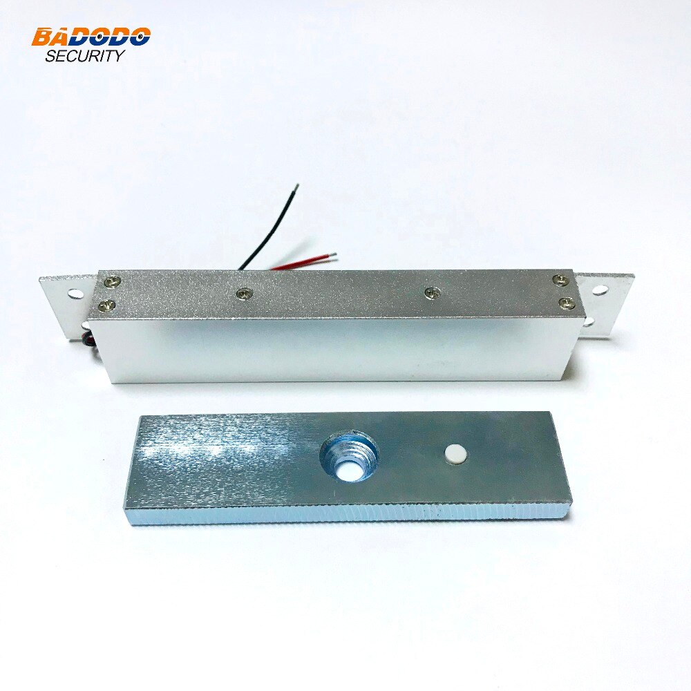 DC12V Single door electromagnetic lock magnetic lock 180Kg 350Lbs concealed installation for access control home security
