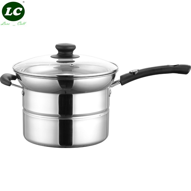 3500ML Pasta Pot Cooking Noodle Pot Stainless Steel soup Pan steamer Fryer Pasta home Induction cooker