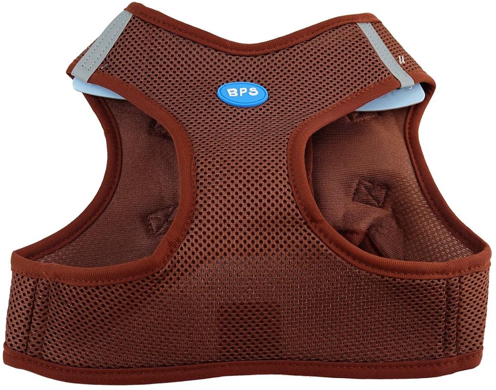 BPS Arnés para Perros Mascotas M-XL Callar para Perros Mascotas 3 Tamaños para Elegir para Perro pequeño Mediano y Grande: Marron / XL