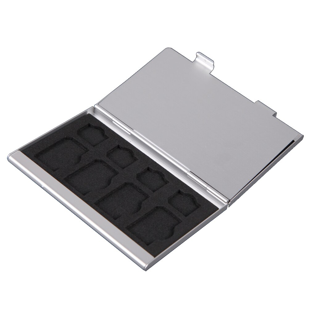 15 in1 Aluminum SIM Micro Nano SIM cards needle Pin memory card Storage Box Case Holder Protector