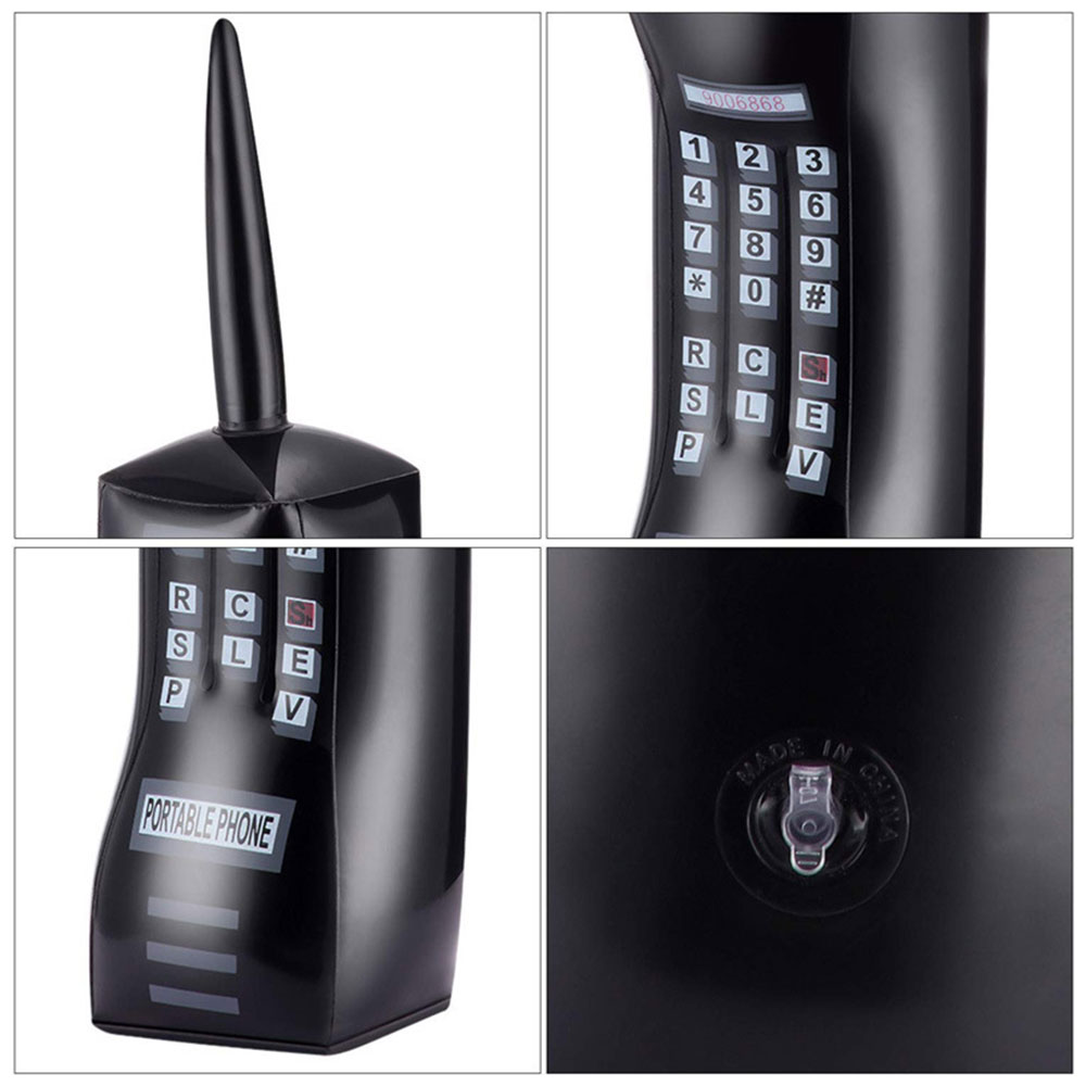 Aufblasbare Handy 80er 90er Party Dekorationen Liefert Retro Zelle Kleid Zubehör Telefonzelle Requisiten Aufgeblasen Pvc Spielzeug