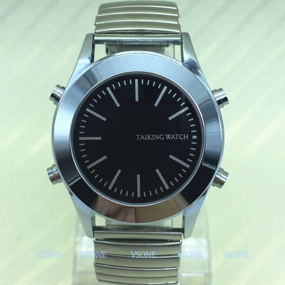 Italian Talking Watch for Blind People or Visually Impaired with Alarm Clock Quartz Watch Parlare Italiano