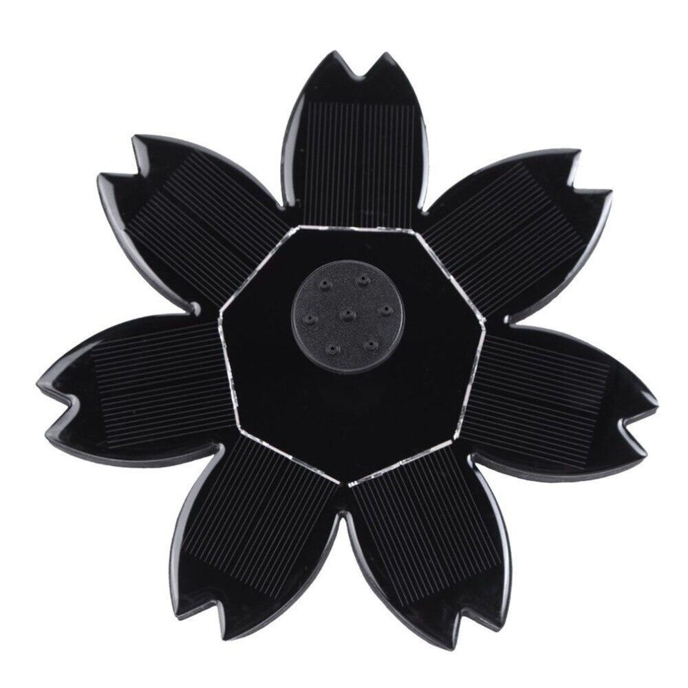 1 Innovative Flower Solar Powered Floating Fountain Water Pump for Pool Garden Pond Fish Tank Bird Baths