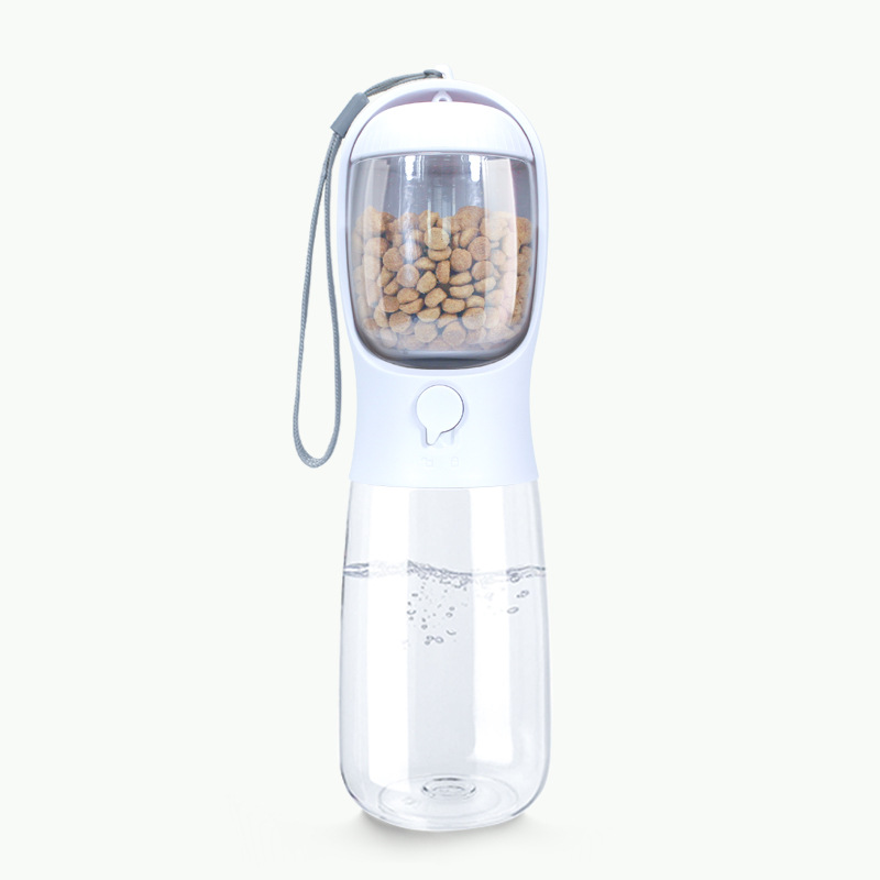 Bouteille d'eau Portable pour chiens, bouteille de boisson pour chiots, abreuvoir de voyage pour animaux de compagnie, bol étanche pour chien, conteneurs alimentaires, accessoires pour chiens: Bleu marine