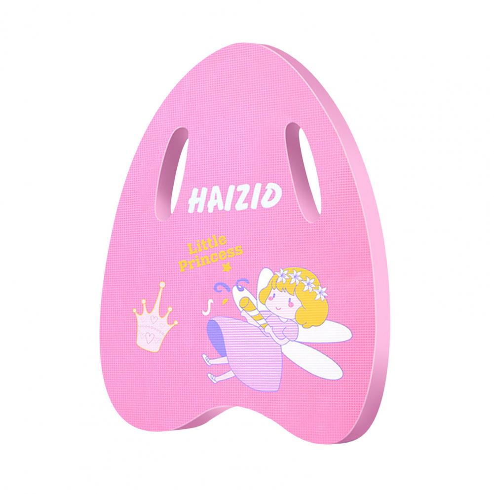 Children Swimming Kickboard Swim Training Aid with Handrail Holes Cartoon Swim Board Summer Pool Party EVA Swim Float Board: black