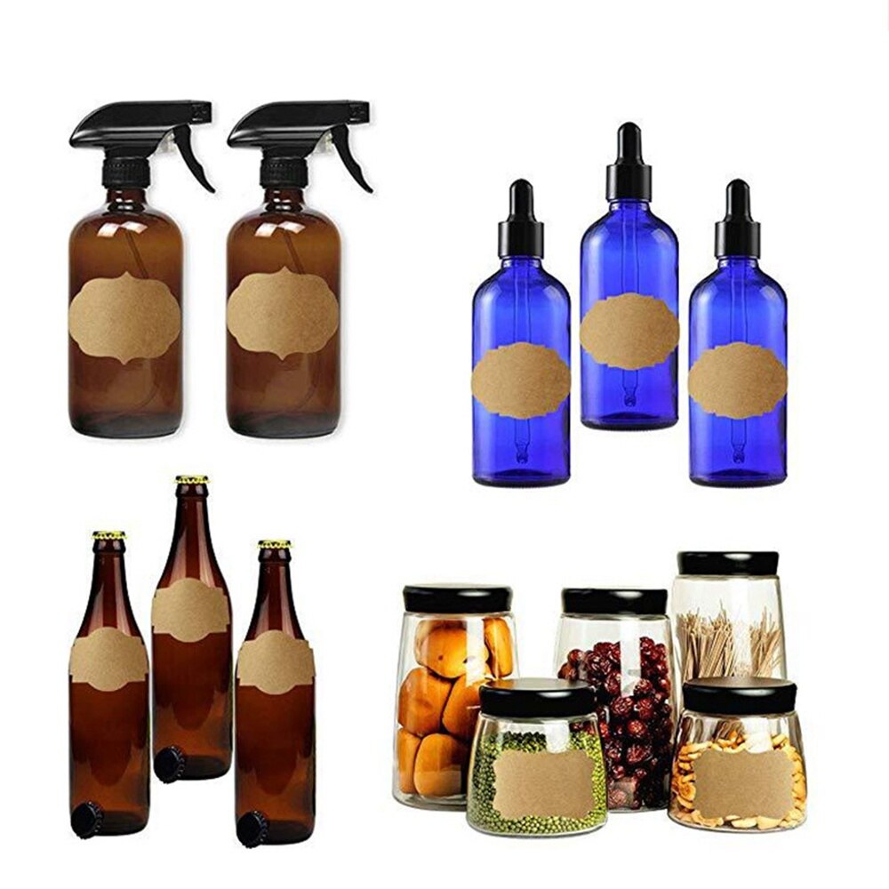 300pcs irregular shape blank sticker Wedding Decorative Stickers Seal Labels Sticker for Package self-adhesive label