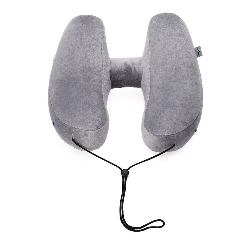 Almohadas inflables para dormir en forma de H, almohada de viaje para cuello, reposacabezas, cojín corporal para coche, avión, oficina, siesta: B4