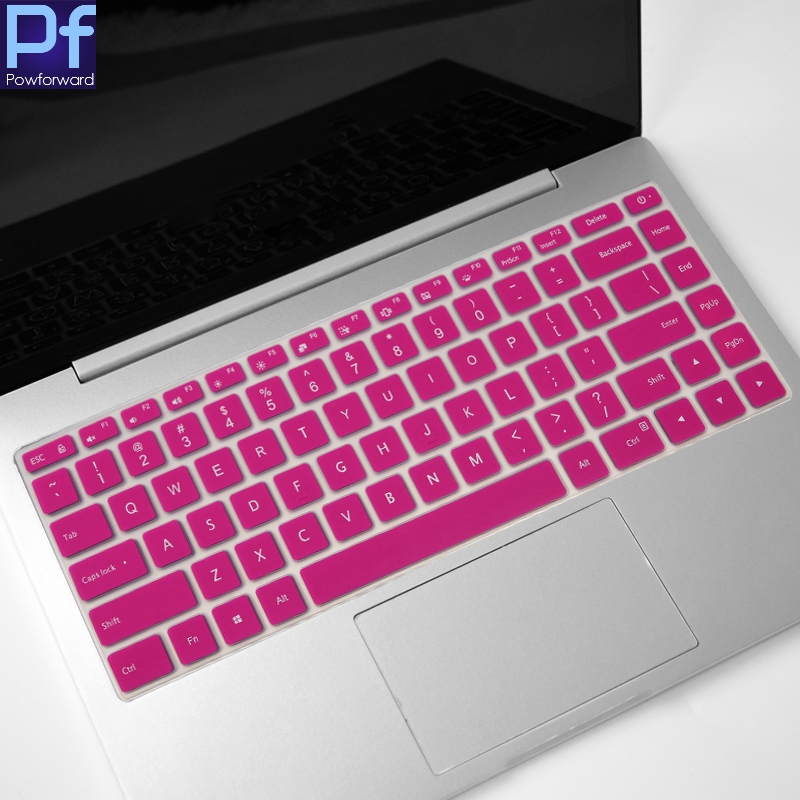 Funda de silicona para Xiaomi RedmiBook 16 / Mi Notebook Pro X 15 , con letras en ruso, español, francés y alemán: Oro