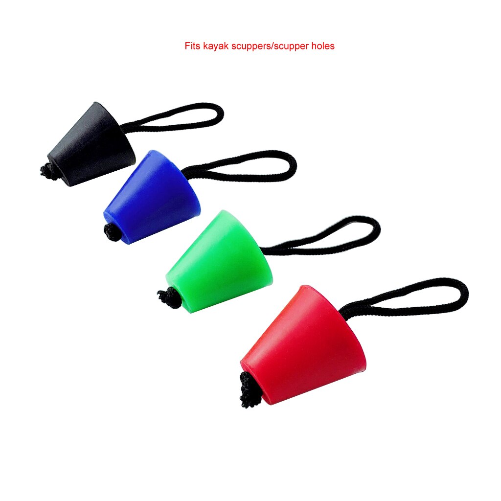 6X Universal Scupper Plug Stopper Bung Drain Holes Accessories Dinghy Kayak Inflatable Boat Canoe Rowing Marine Boat Cord Rope