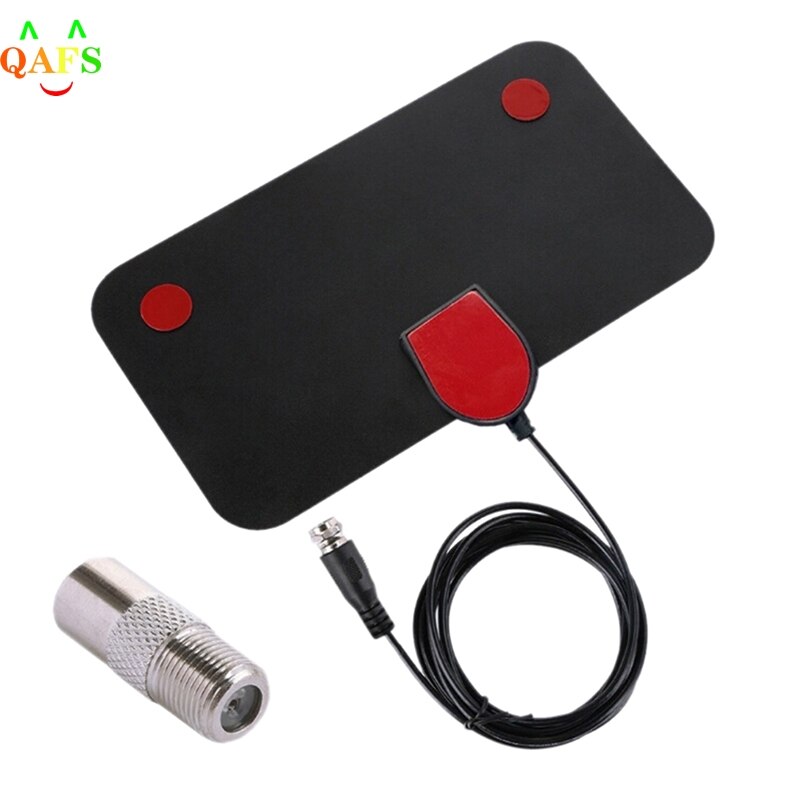 Antena TV Interior 2025 Con Amplificador - 460KM Cobertura, 360° Base Magnética, 4K/1080P