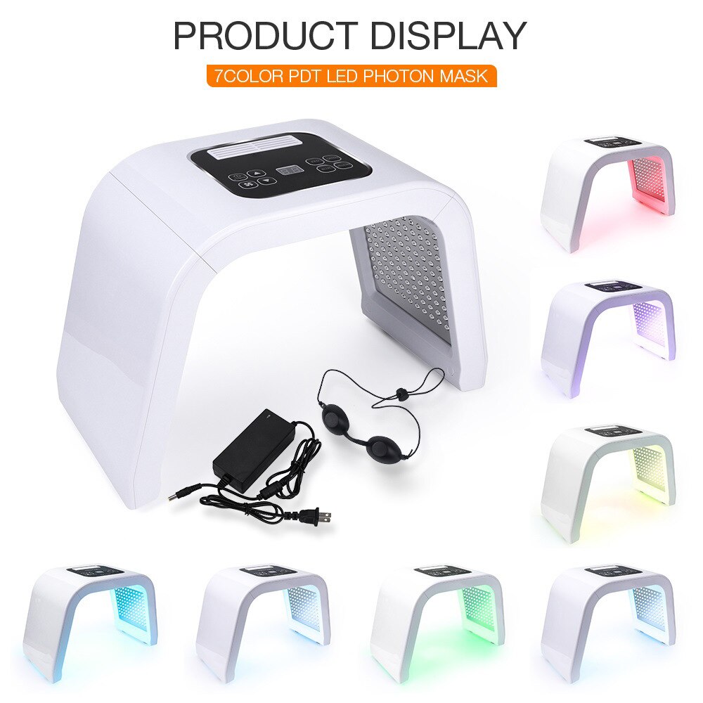 7 Color PDT Machine LED Light Therapy Body Care Face Skin Rejuvenation Facial Beauty For SPA