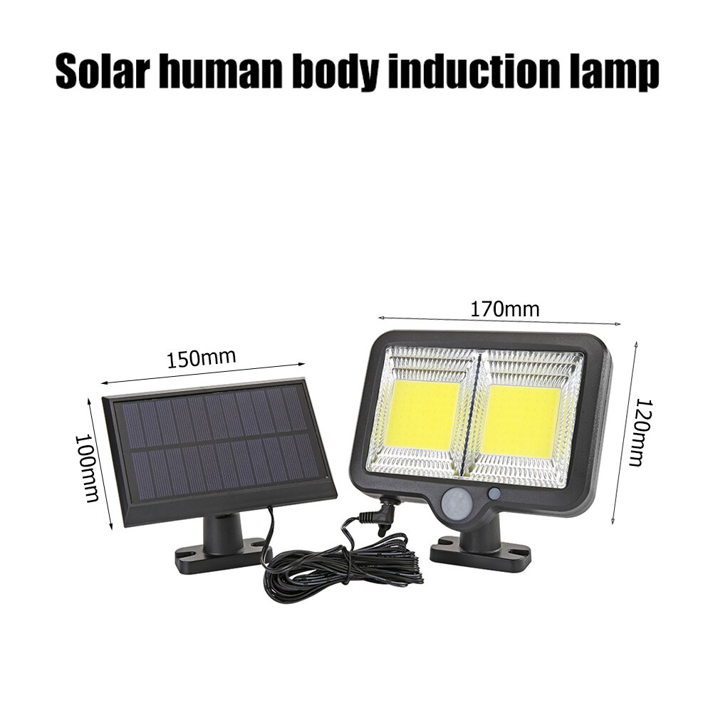 128LED/150LED Remote Control LED Solar Wall Light Motion Sensor Waterproof Security Lamp Out Door IP65 Stree Security Lamp