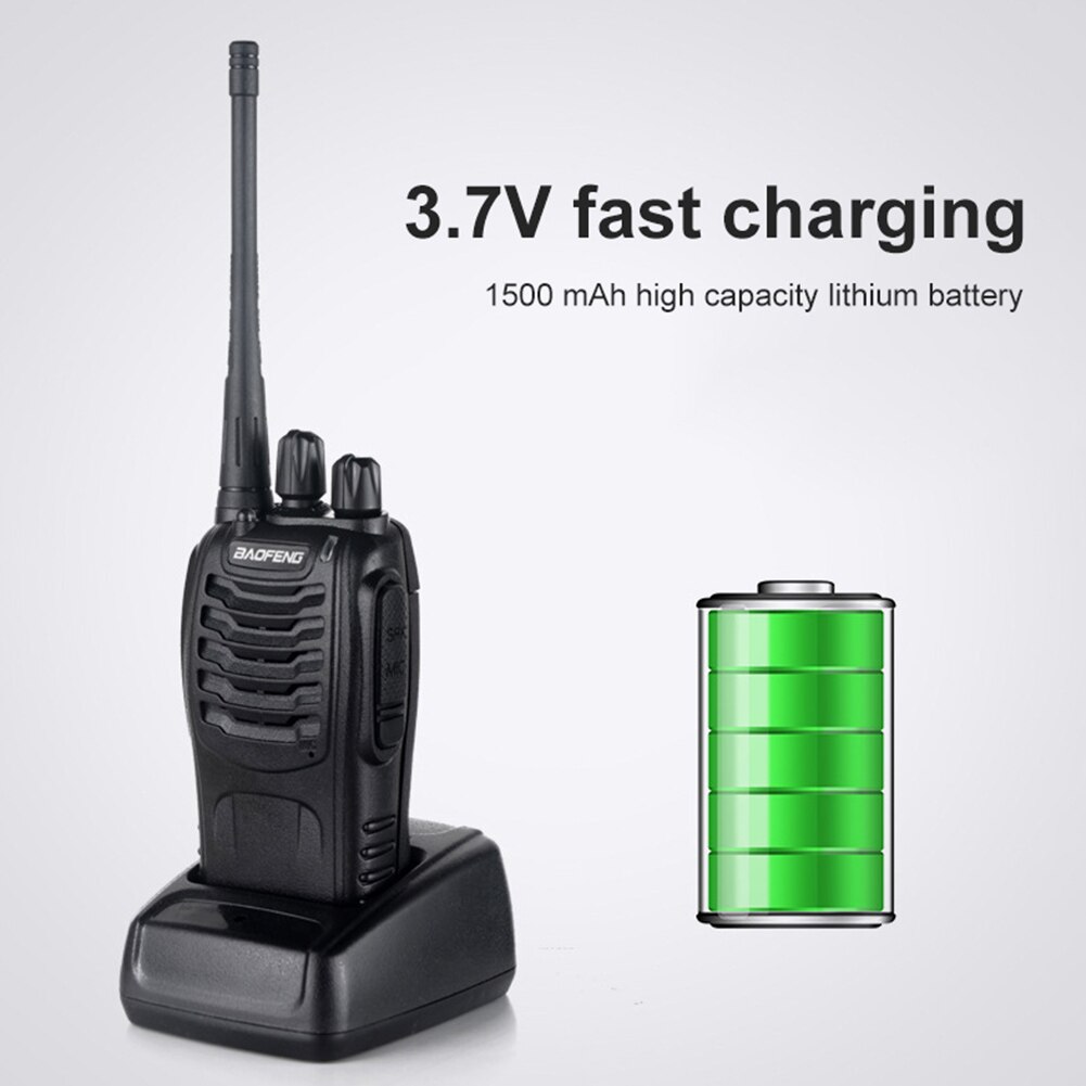 BF-888S Walkie Talkie UHF Twee Manier Radio Handheld Radio 888S Comunicador Zender Transceiver