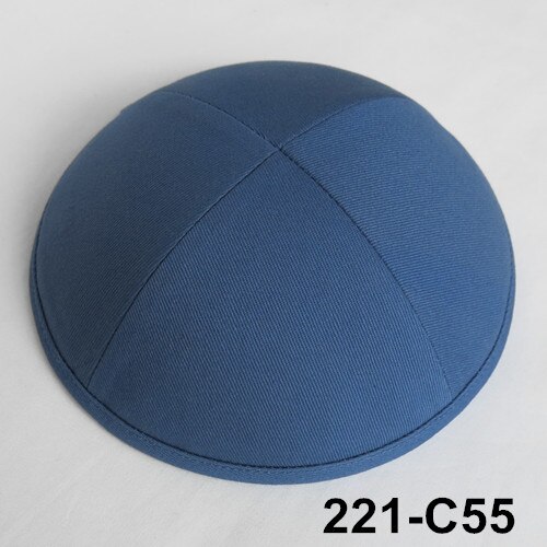 Bomuldstwill kippah ,19cm kipa, kippot, jødehat, skullies & beanies, yarmullka, kasket: 221 c55